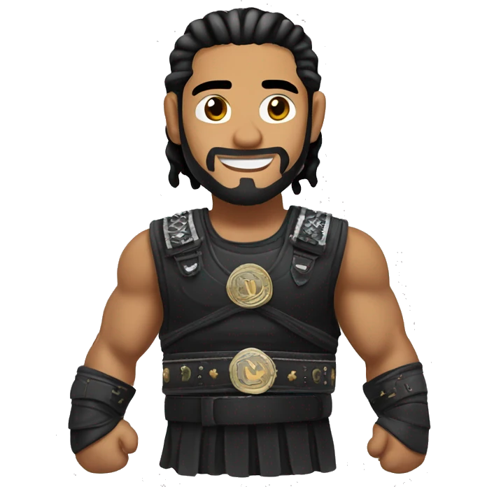 Roman Reigns with belt emoji