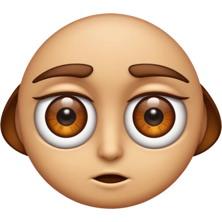 eyes pointing left  emoji