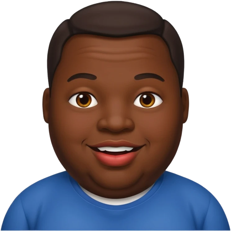 big lips fat guyt  emoji