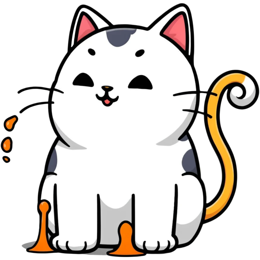 cat vomiting emoji