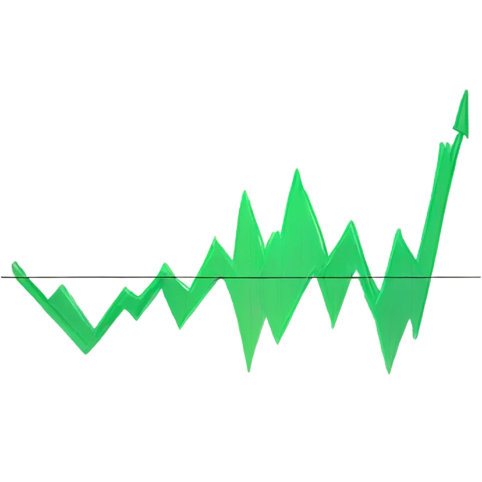 stock chart going up emoji