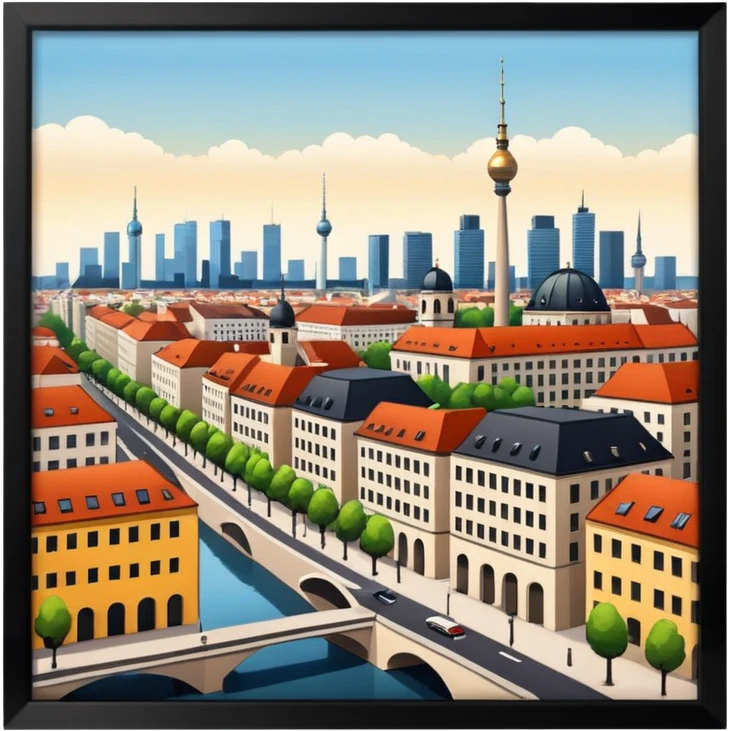 associated with Berlin emoji