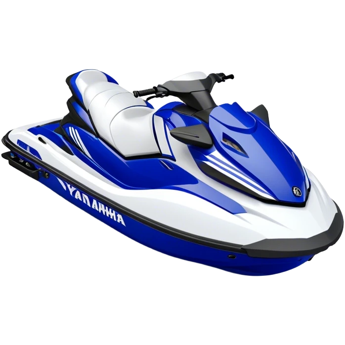Jet Ski - Yamaha EX Deluxe (Model Year: 2022) (Iconic colour: Blue and white) emoji