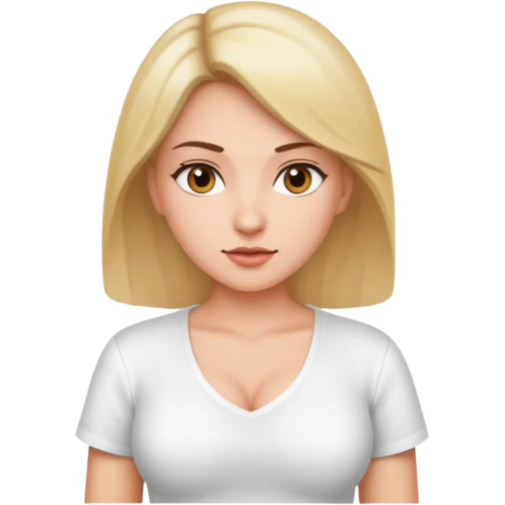 A woman's breasts emoji