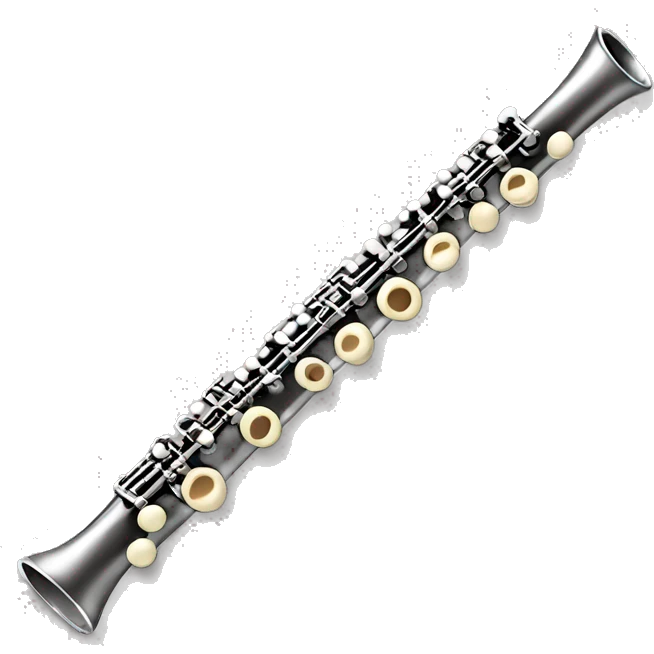 A flute that's slanted. With holes on one side, and a single hole for playing on the other. Make it sleek and sexy emoji