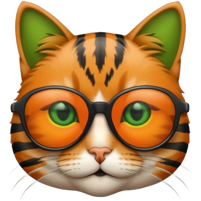 Cat wearing sunglasses emoji