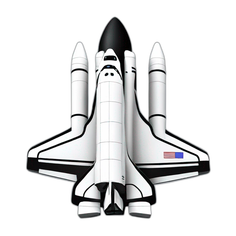 Space ship shuttle emoji