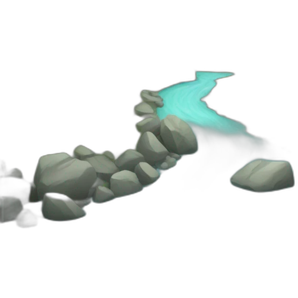 mountainous river emoji
