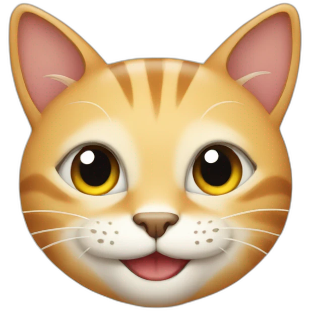 Cat smile  emoji
