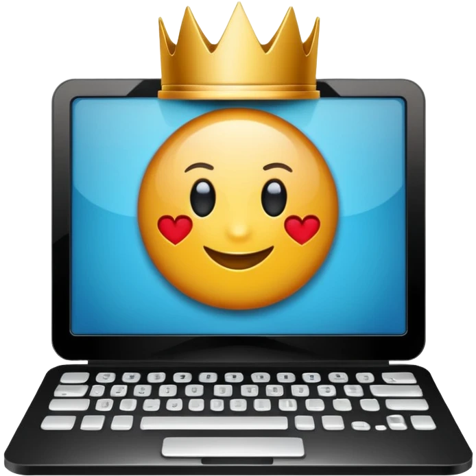 premium web hosting, computer with VIP badge emoji