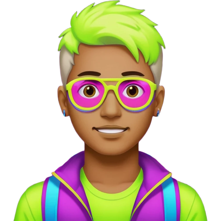 Raver guy emoji