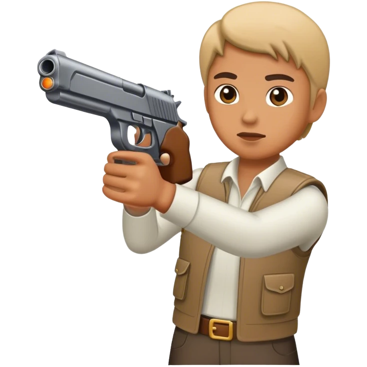 Gun shooting  emoji