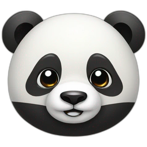 Cute panda emoji