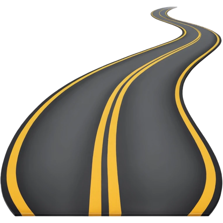 CARRETERA sin cuadro con vista de lado izquierdo  emoji
