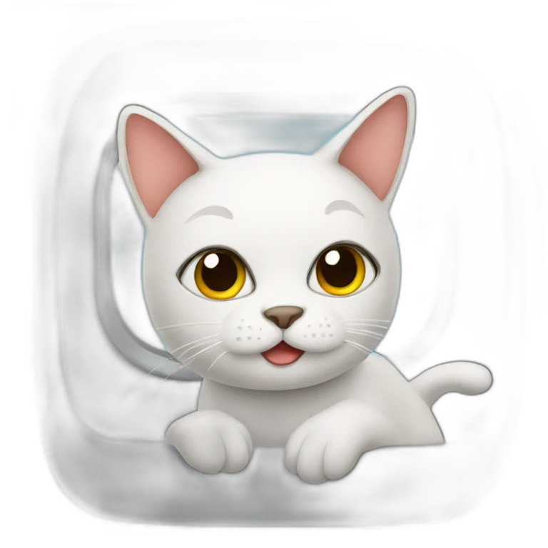 cat on an airplane emoji