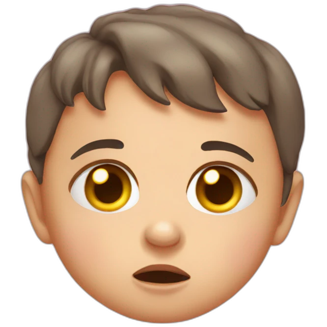 stressed out baby with eye twitch emoji
