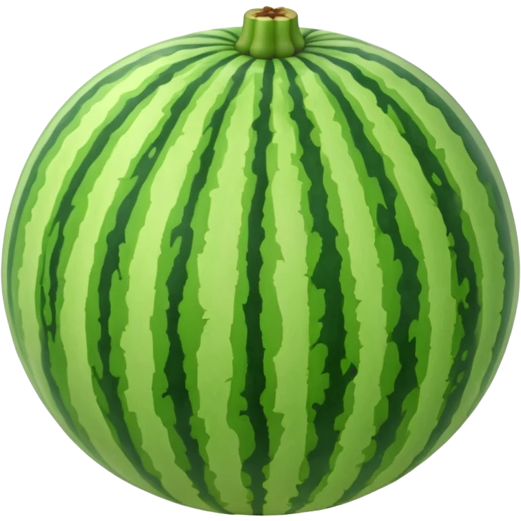 not sliced watermelon emoji