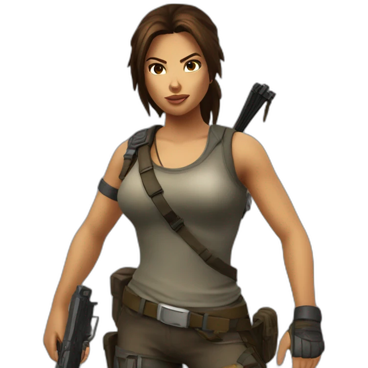 lara-croft emoji