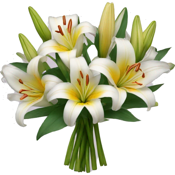 Lily bouquet  emoji