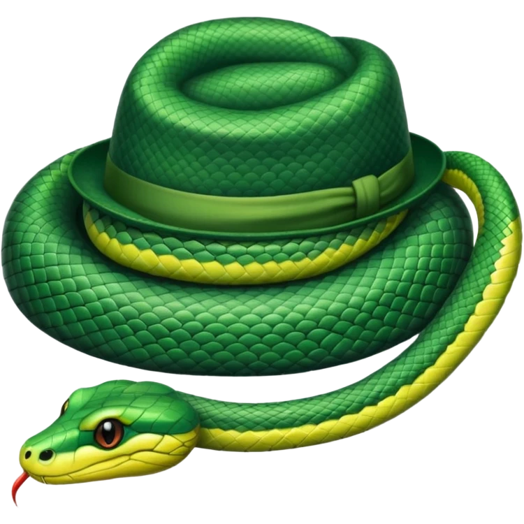 hat with snake emoji