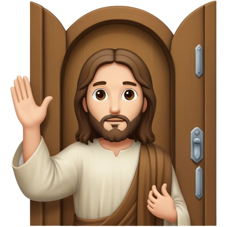 jesus knocking door emoji