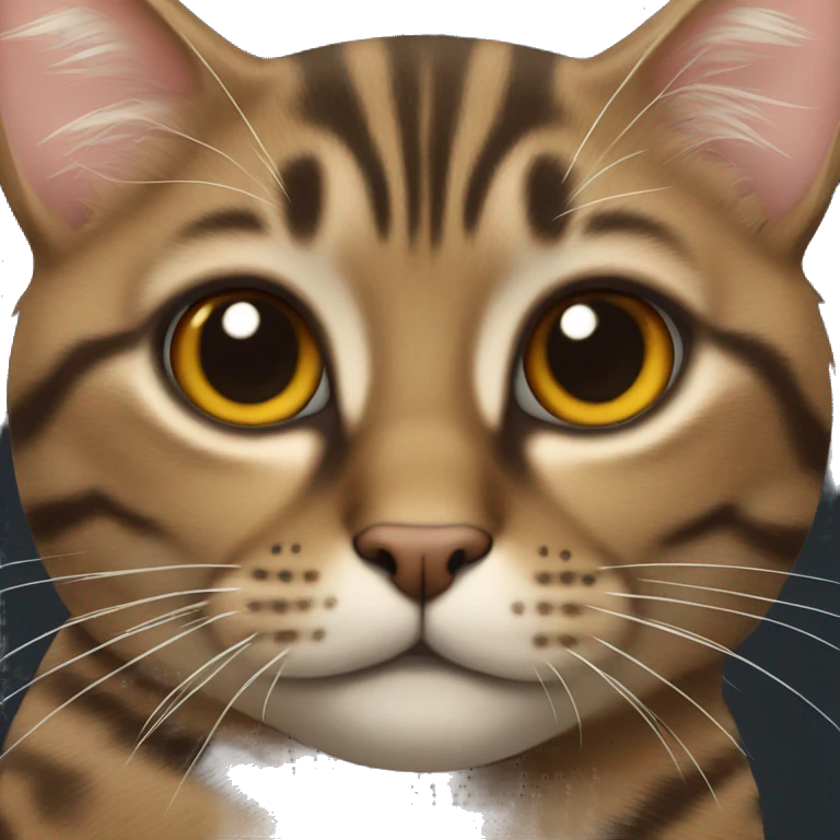 Brown tabby emoji
