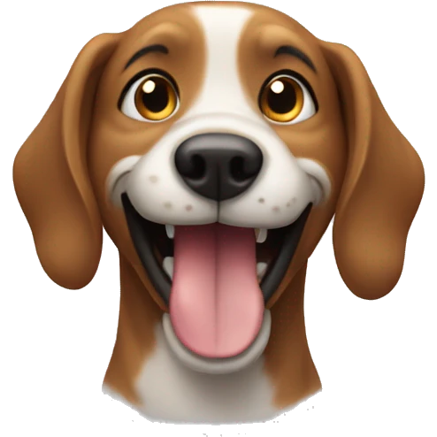 dog smile emoji