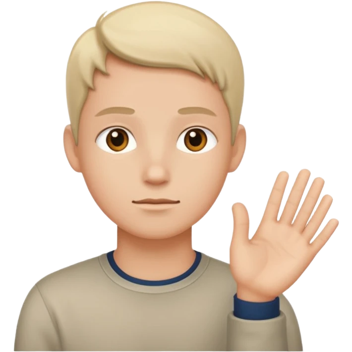 listening gesture emoji