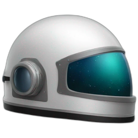 a minnesota loon with a space helmet emoji