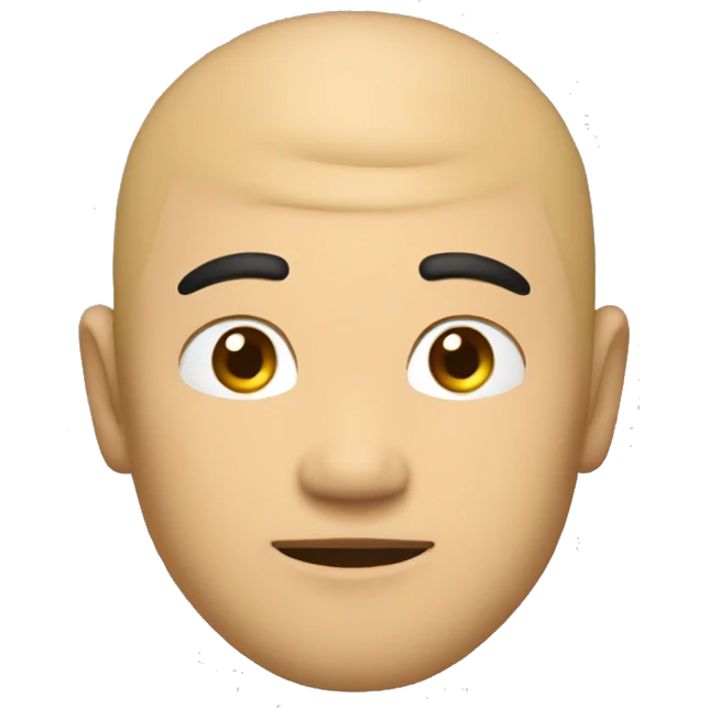 头上有龟背竹的男人 emoji
