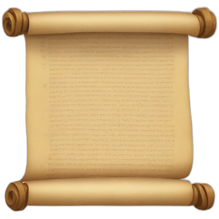 Scroll emoji