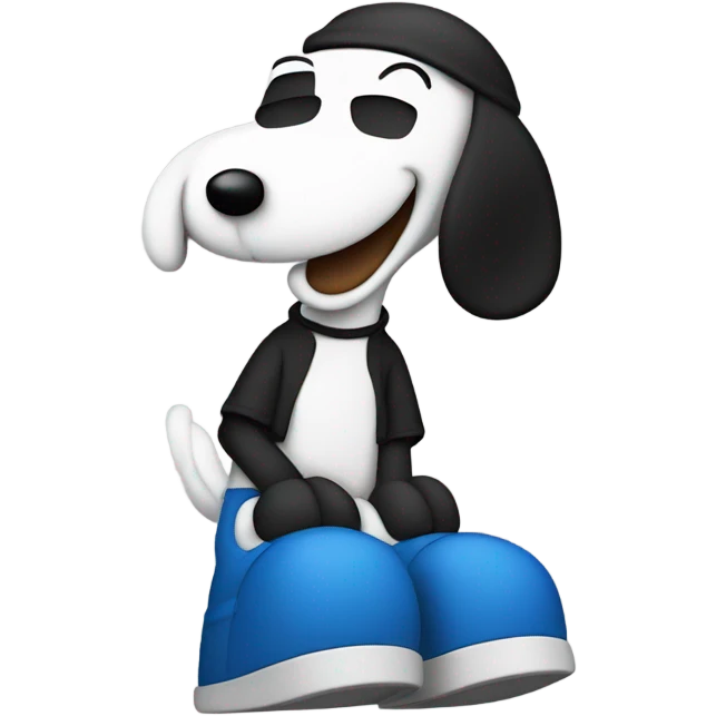 Snoopy/joe cool emoji