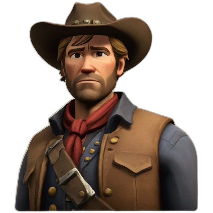 Arthur Morgan from the game “Red Dead Redemption 2” emoji