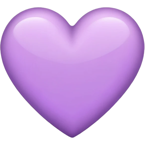 lilac heart emoji