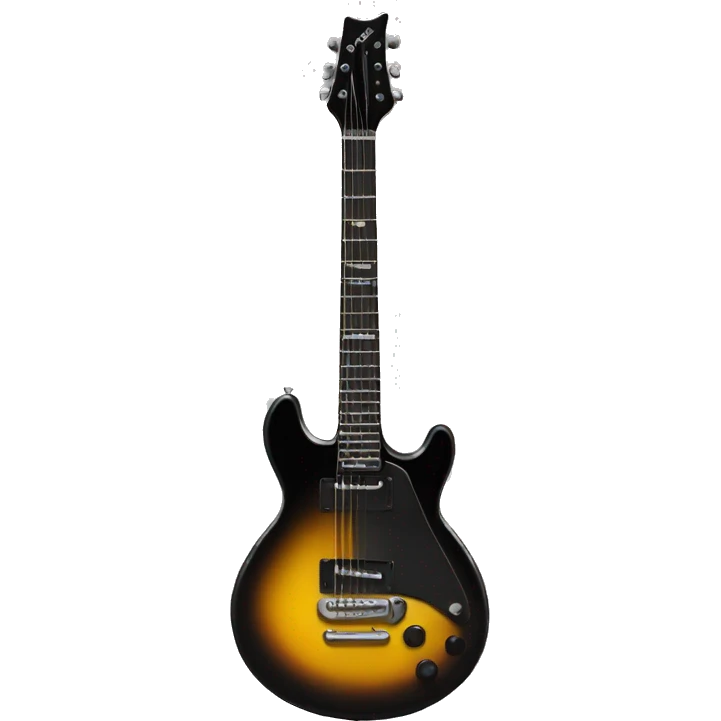 rock eletric black guitar emoji