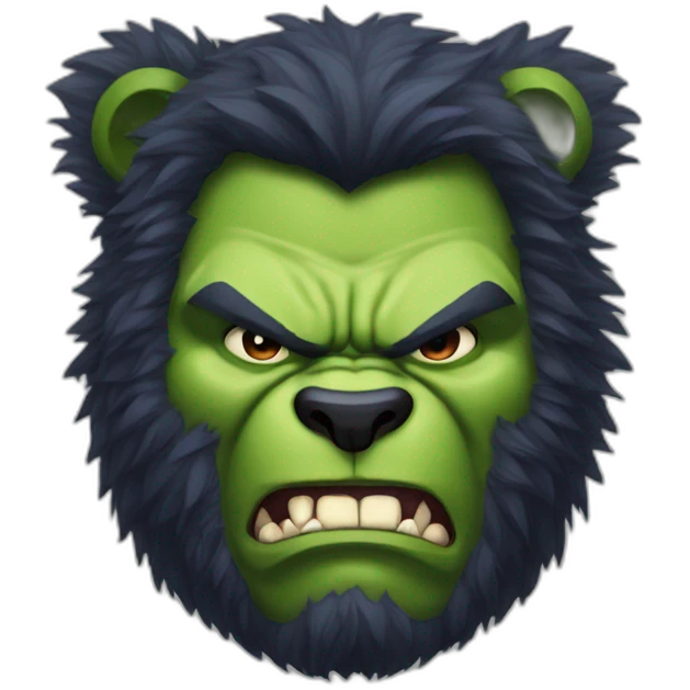 hulk werebear emoji