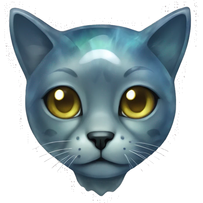 Labradorite Crystal cat emoji