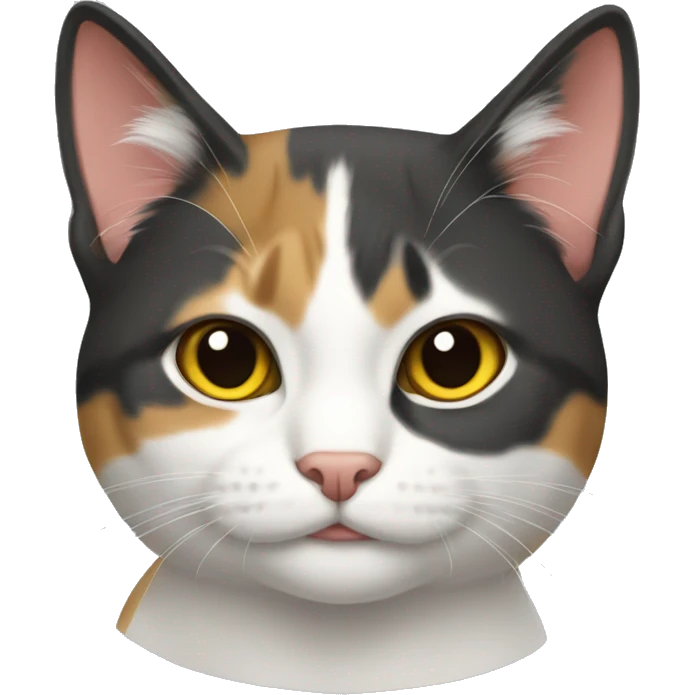 gato tricolor emoji