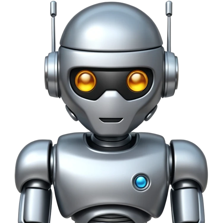 Cool robot emoji