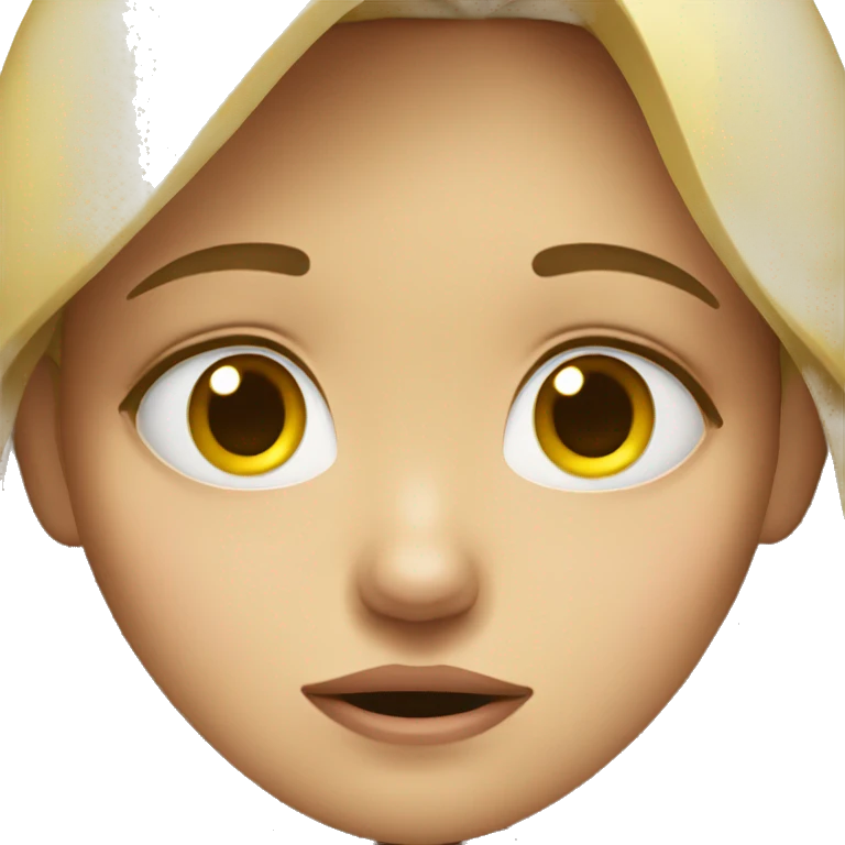 Crying girl emoji