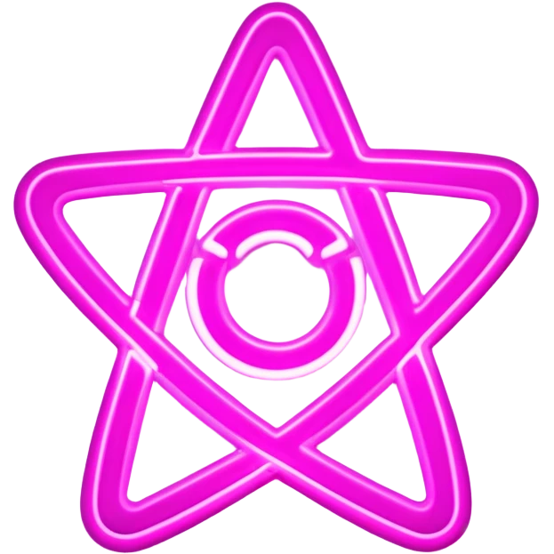 pink psychic sign emoji