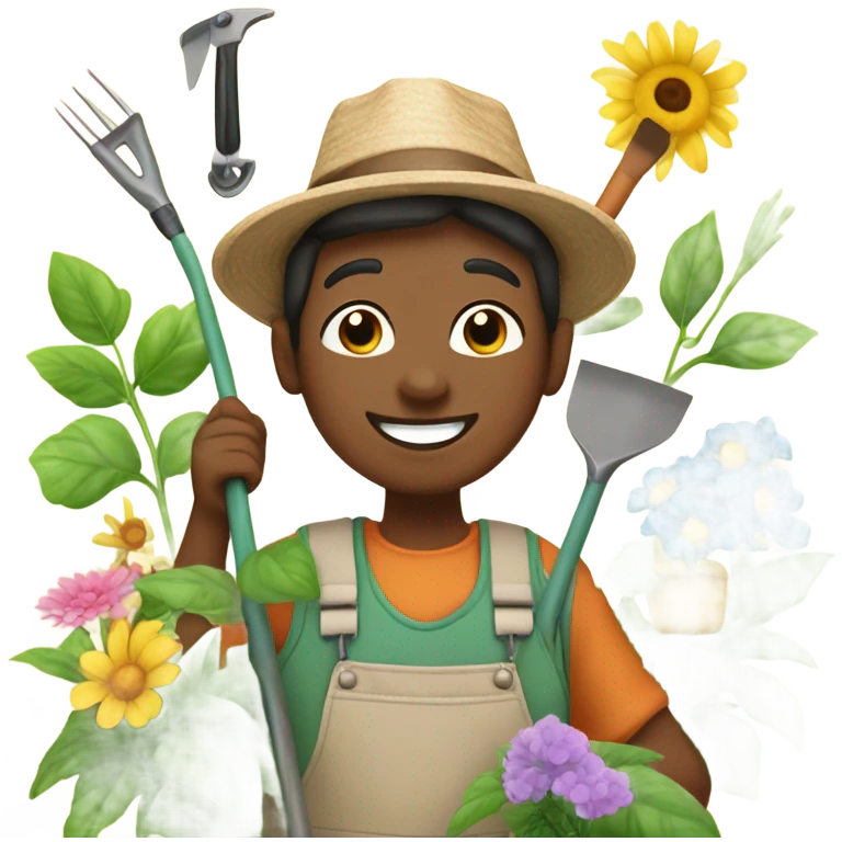 growth, garden on their mind, happy face emoji