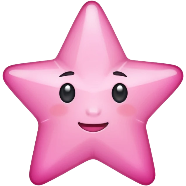 pink star emoji