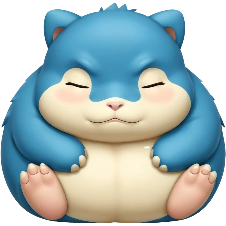 cute snorlax emoji