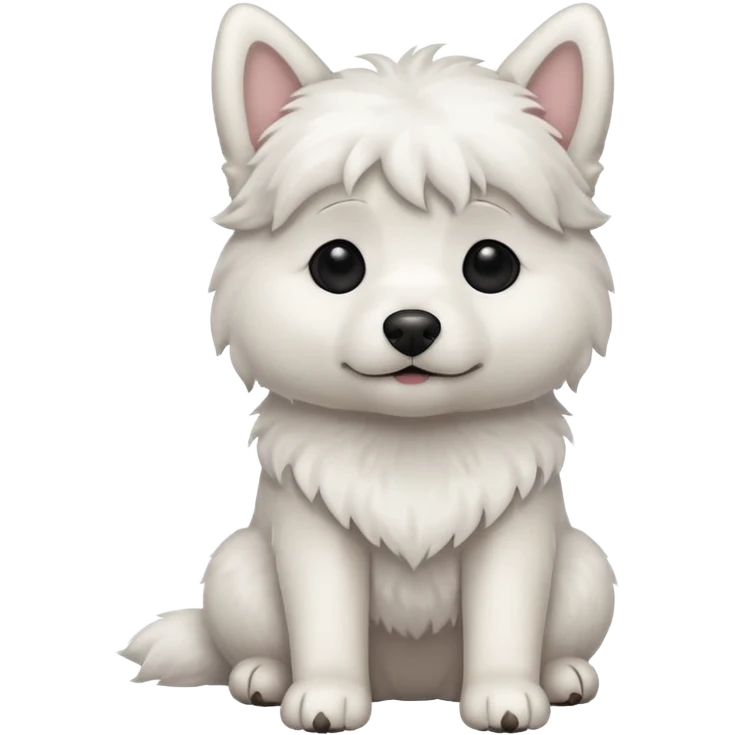 White dog emoji