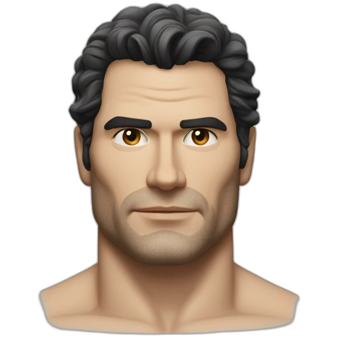 Henry Cavil veiny whole body beach campaign emoji