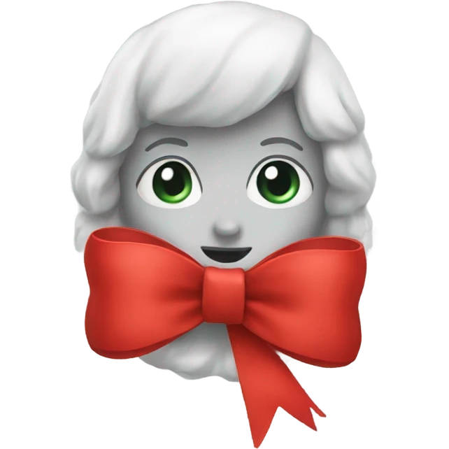 Red bow emoji