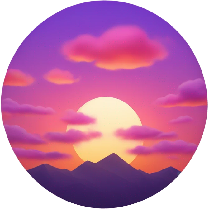 Sunset emoji