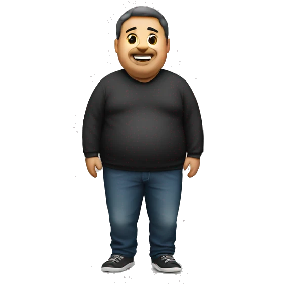 Fat man emoji