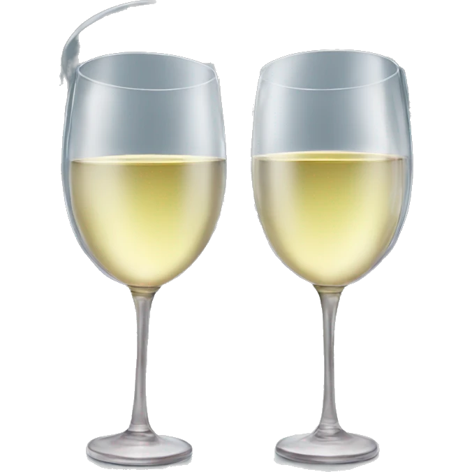 wine glasses cheersing emoji